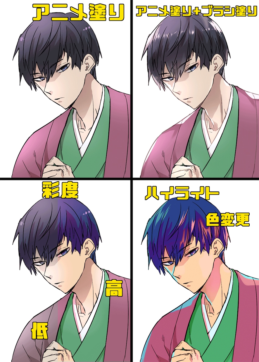ご希望のイラストをお描きします 色々な年齢のキャラをお好みに合わせて対応いたします イメージ5