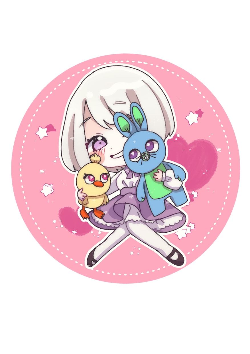 ゆるふわなSNSアイコン描きますます SDキャラやほんわかした絵柄が好きな人向けです！ イメージ4