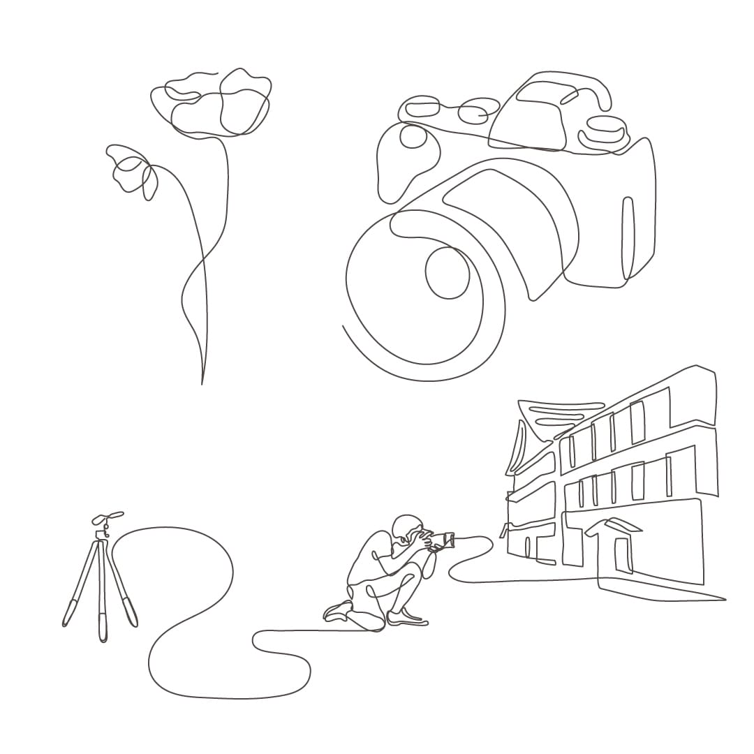 想いを、線でつなぐ一筆書きイラスト描きます 華奢でシンプルだけどどこかおしゃれ。 イメージ7
