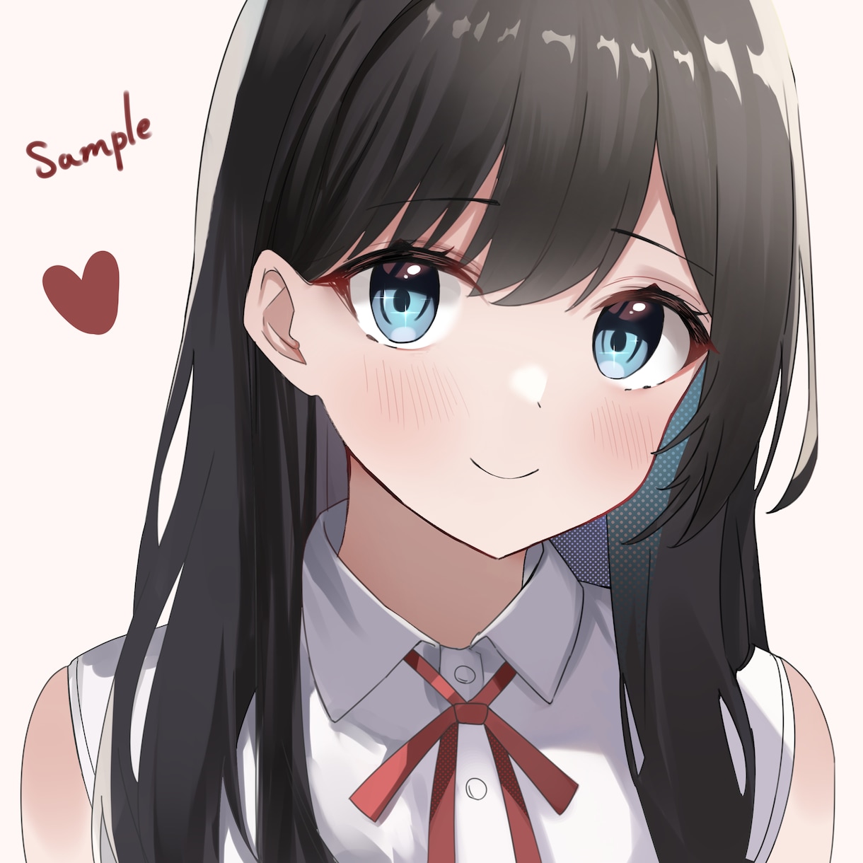 可愛い女の子のアイコンイラストを描きます SNSなどで使える可愛い女の子のアイコン制作！商用利用OK！ イメージ8