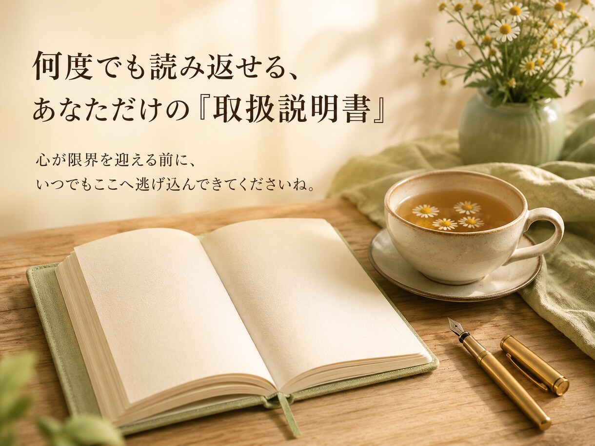 深層心理占いであなただけの取扱説明書を作ります 心理学ベースの何度も読み返せる心の処方箋 イメージ3