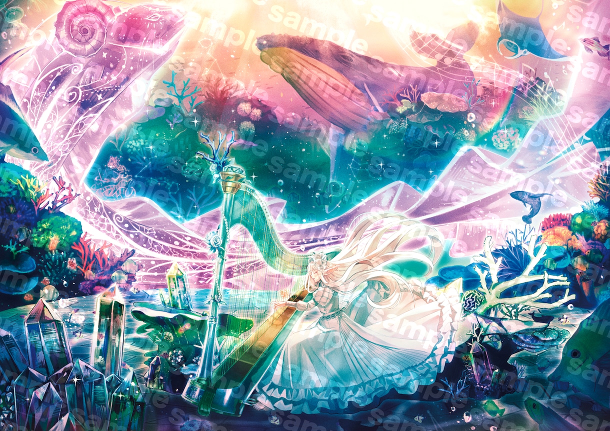 儚くてアンティークな一枚絵イラストを制作いたします 丁寧に納品日厳守でイラストを提供致します！ イメージ5