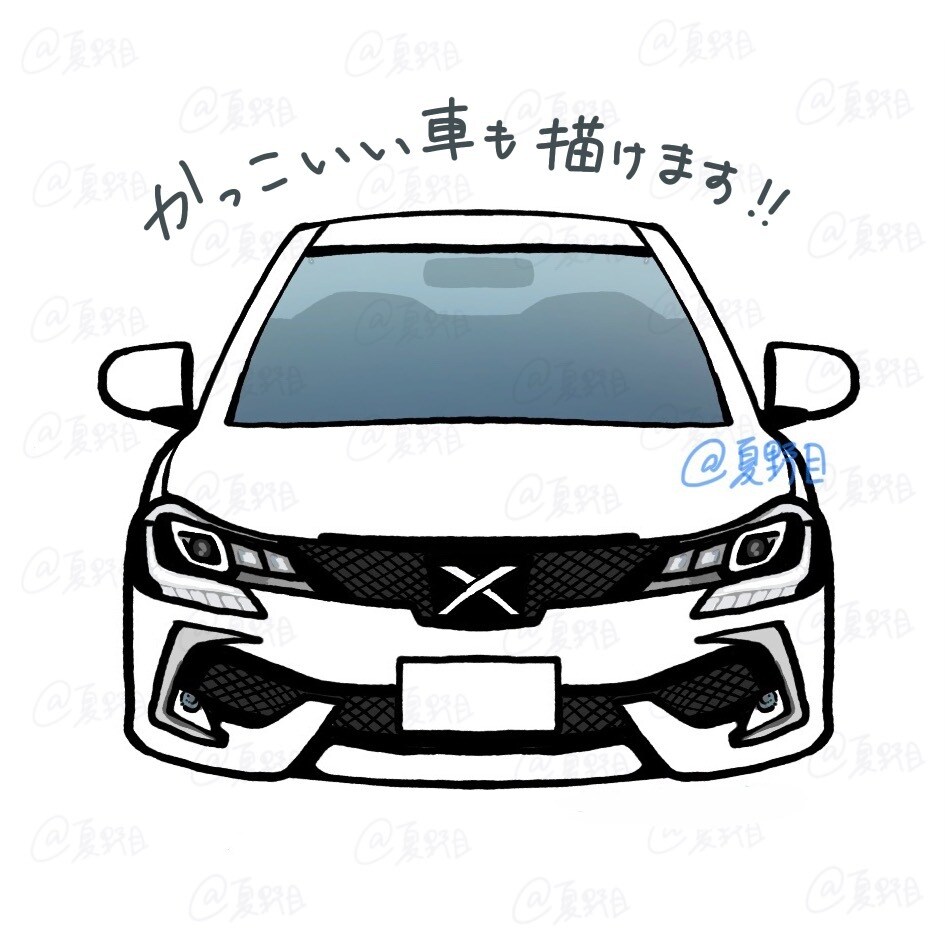 ゆるもちな可愛い「愛車イラスト」制作します デフォルメイラストであなたの愛車を変身させちゃいます！ イメージ3