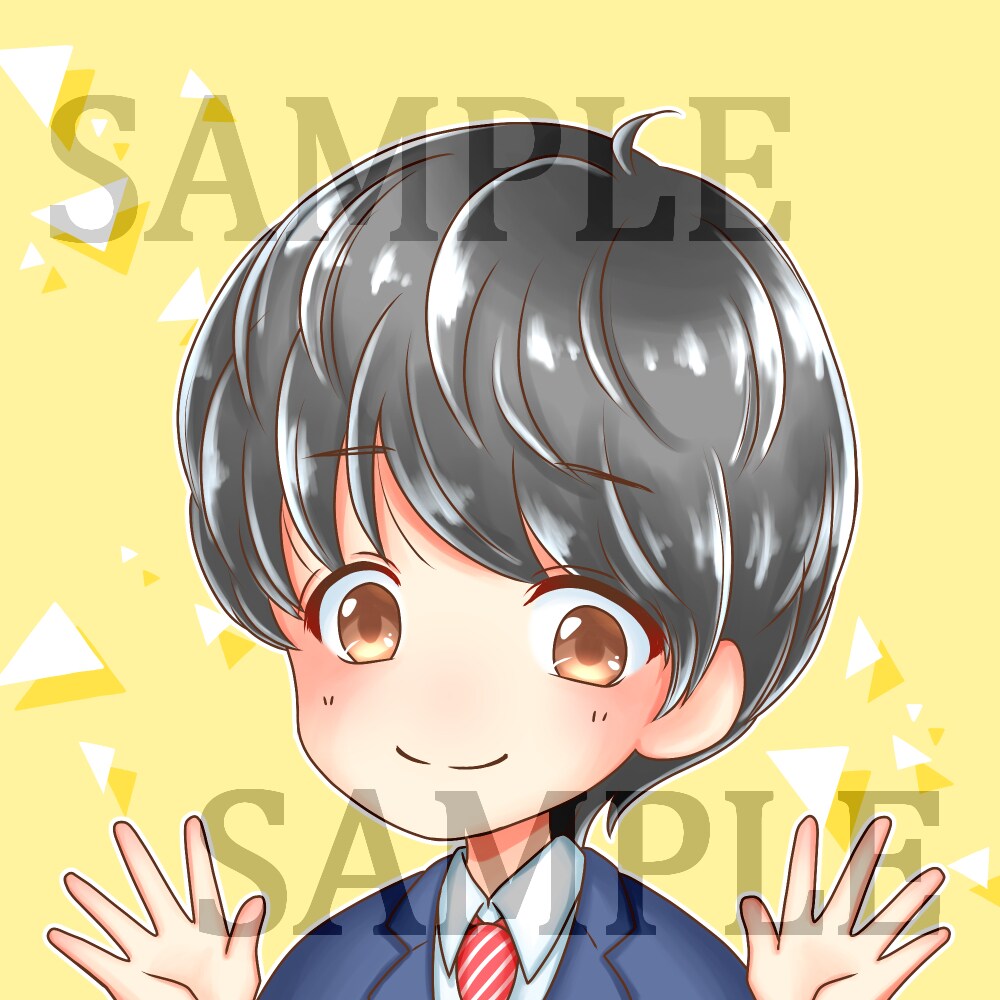魅力的なSNSアイコン描きます かわいいからかっこいいまで対応、アイコン作成 イメージ9
