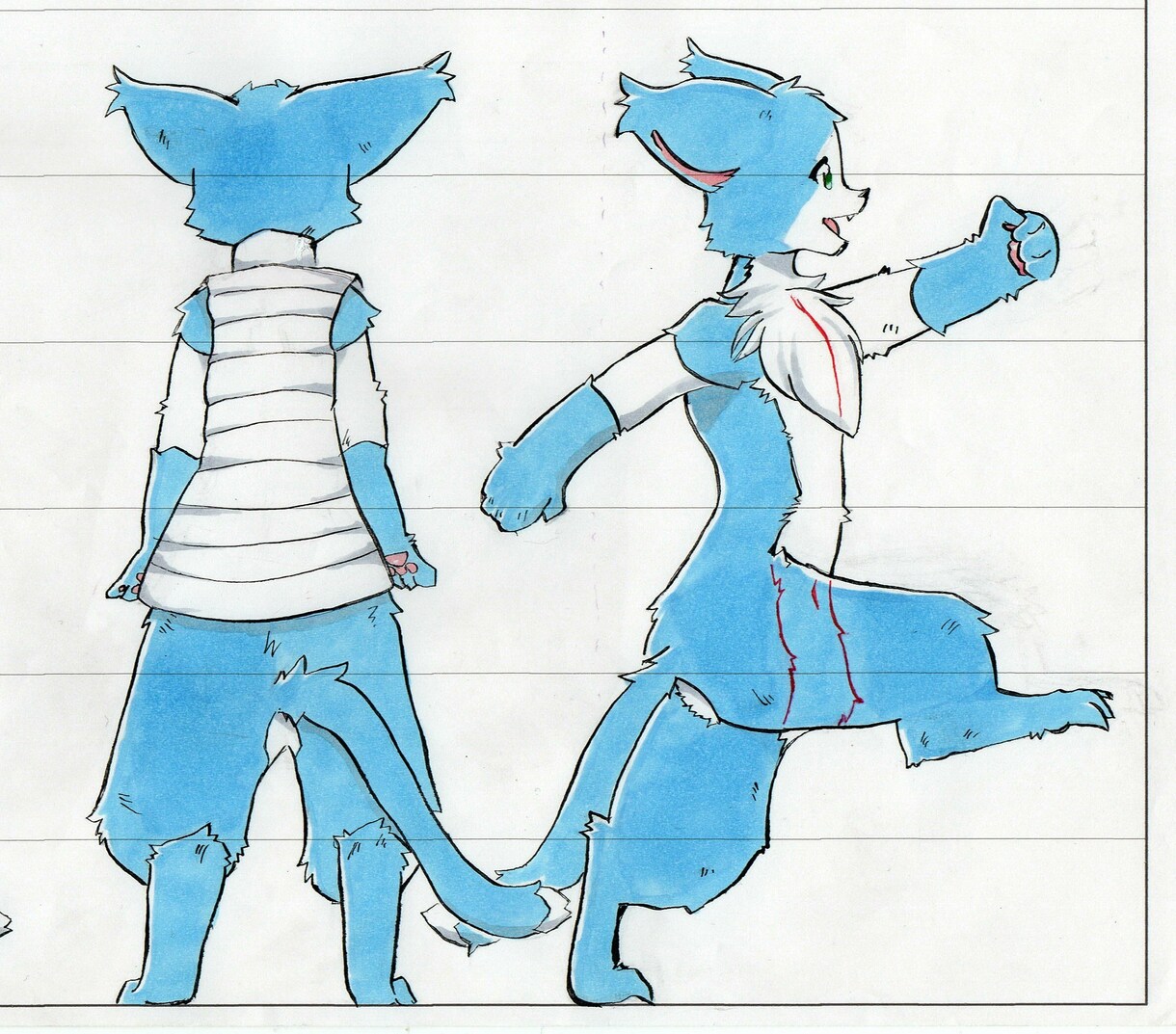 デジタルケモノイラスト描きます 少年漫画風のイラストが得意です。 イメージ9