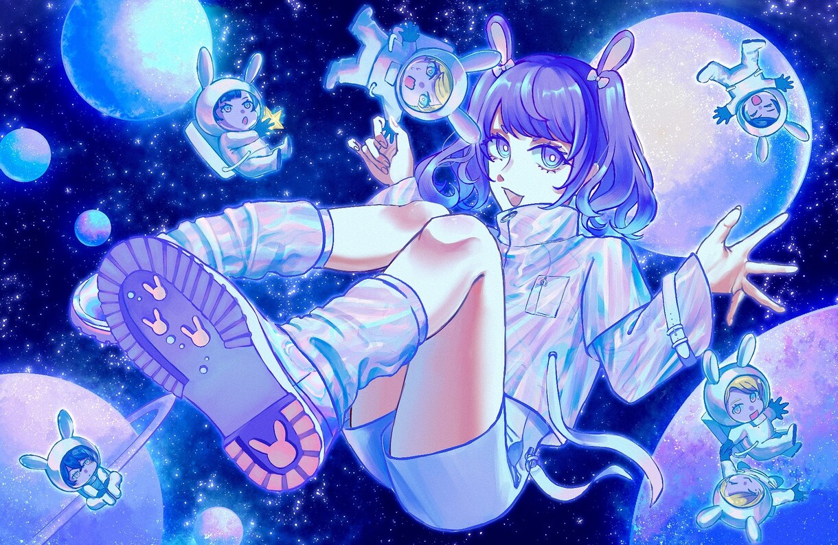 一枚絵、サムネイル、アイコン、書籍表紙、描きます 【世界観重視、雰囲気重視】厚塗り寄り、丁寧に美しく描きます。 イメージ8