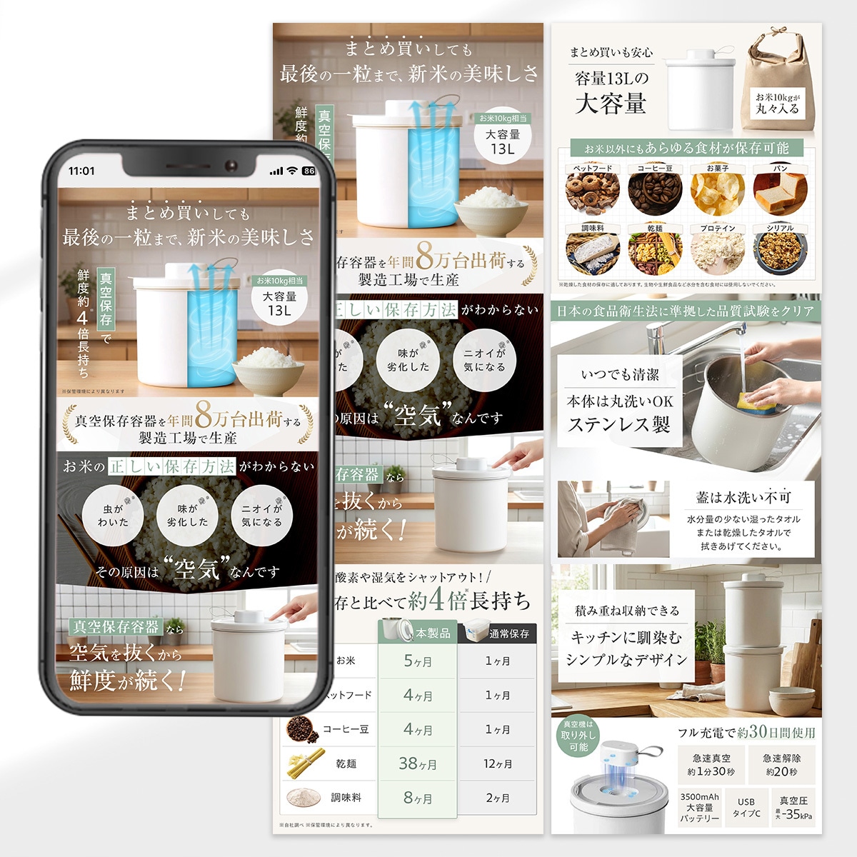 5枚以上で割引！高品質なEC商品画像制作します 商品の魅力が伝わるデザイン｜楽天/Yahoo/Amazon イメージ4