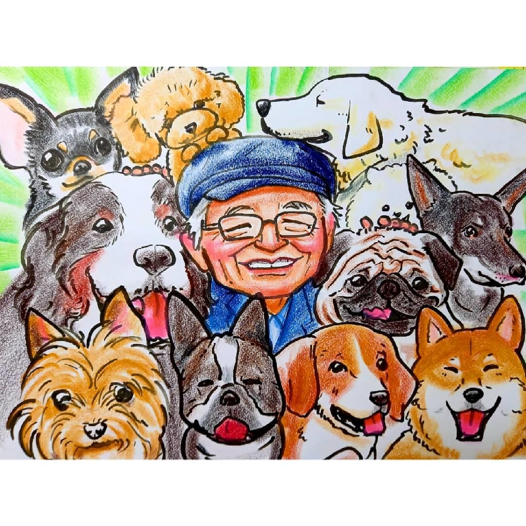 お写真から！かわいい似顔絵かきます メッセージと共にもらって喜ばれる似顔絵を贈りませんか イメージ3