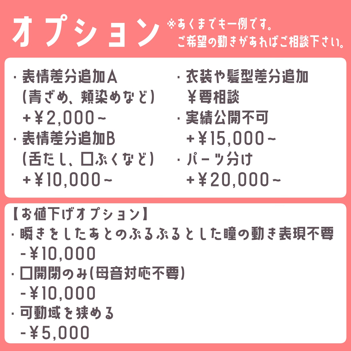 Vtuber向けLive2Dモデルを制作致します ぷるぷる瞳やふわふわな髪！動かします・・！ イメージ3