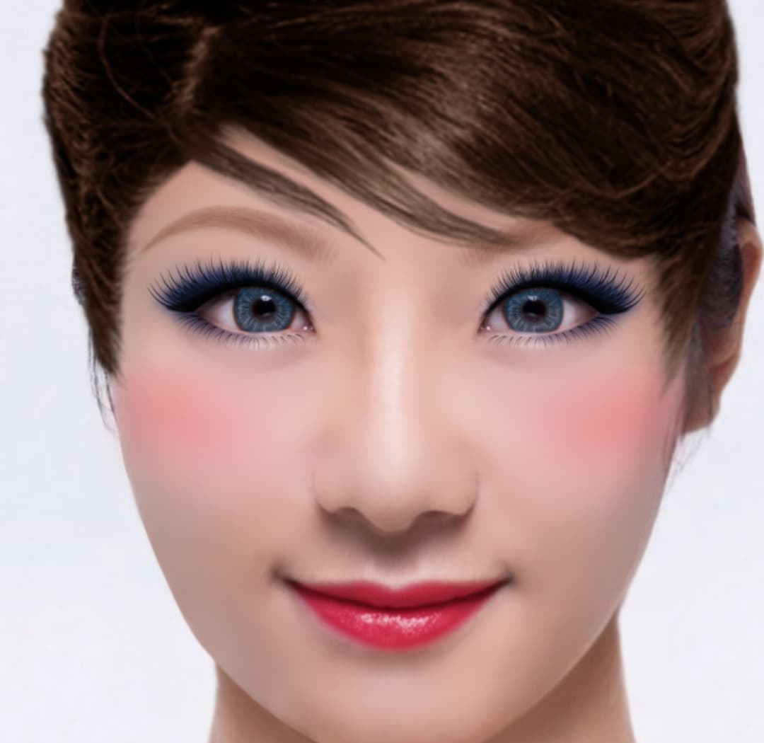メイクレッスンもok!一重から二重。アイシャドー、眉付け睫など、自由自在に。お見合い、SNSに。 イメージ3