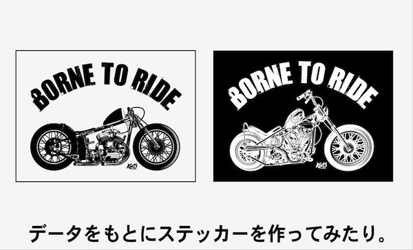 世界に１つだけ！あなたの愛車をデザイン製作します ご自分のバイクをインテリアに！お友達の愛車をお祝いに！ イメージ10