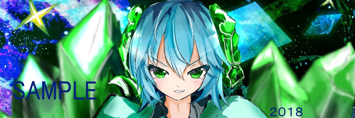 ヘッダー、チャンネルアートイラスト描きます ＳＮＳやyoutubeなどに！ イメージ4