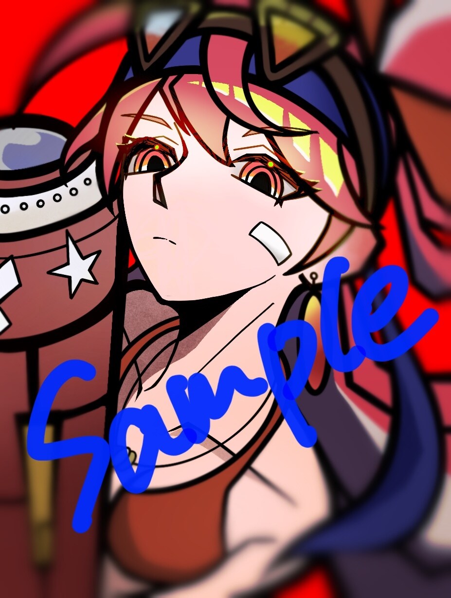 SNS用アイコン、バストアップイラストを描きます アニメ塗りのオリキャラなどどうでしょうか〜！ イメージ6