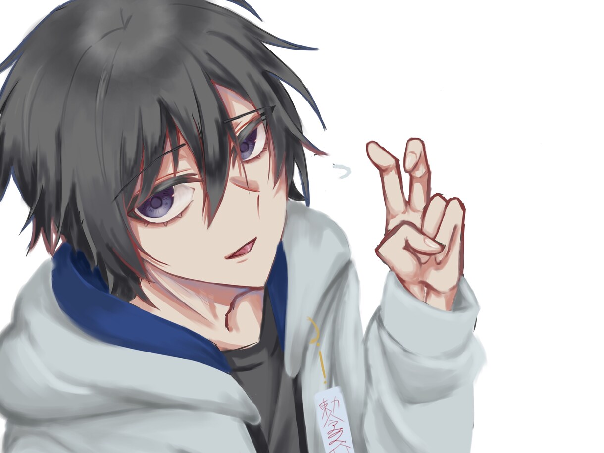 夢絵やペア画、単体イラスト、等身を描きます 男キャラ、角キャラ、和装、胸筋が特に得意です イメージ4