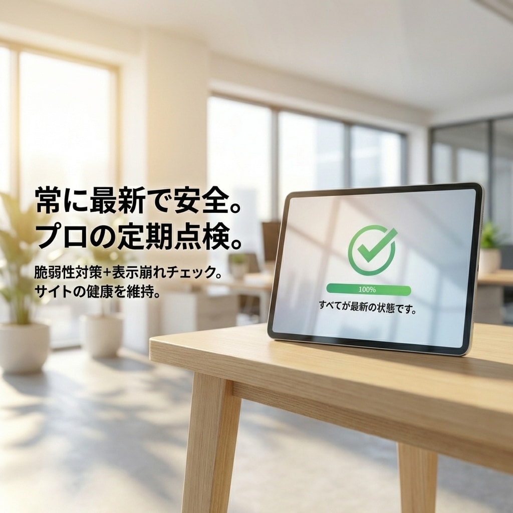 WP崩壊を防ぐ！保守・メンテ・バックアップします 「更新が怖い」を安心に。全バックアップ＋手動点検でサイト保護 イメージ3