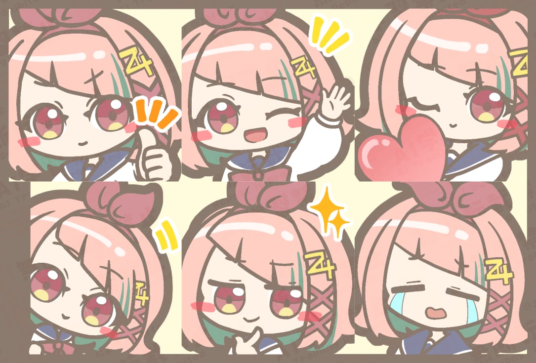 スタンプ用にデフォルメで可愛いイラスト描きます 各種スタンプに！1点からお気軽にどうぞ！ イメージ2
