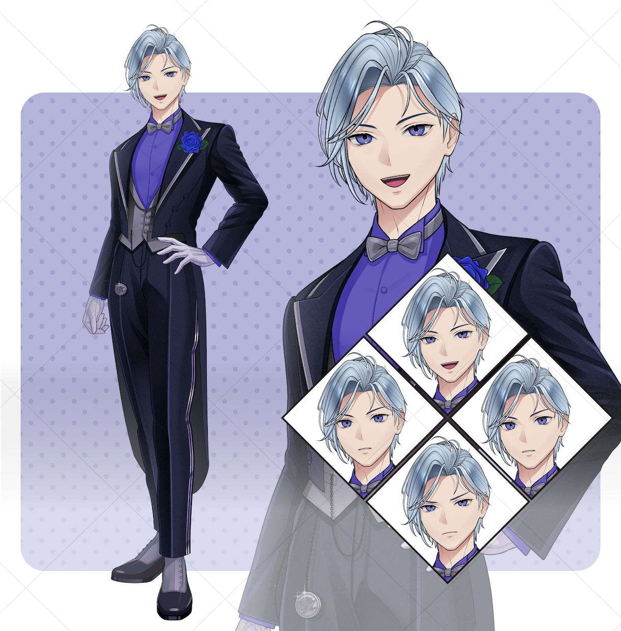 立ち絵イラスト制作承ります ゲーム/TRPG/IRIAM オリキャラが必要な方◎ イメージ7