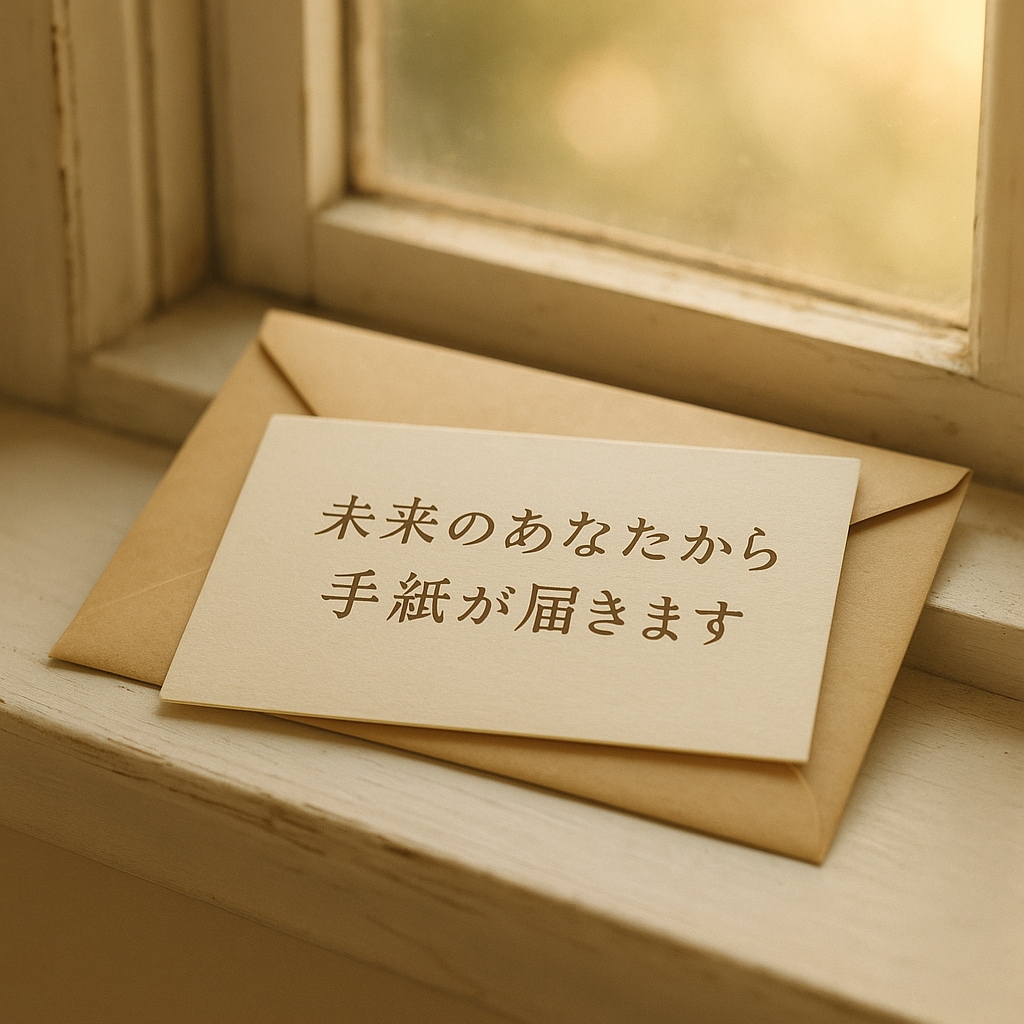 未来のあなたから、今のあなたへ手紙を届けます 迷いの中にいる“今のあなた”を未来の自分が優しく励まします イメージ2