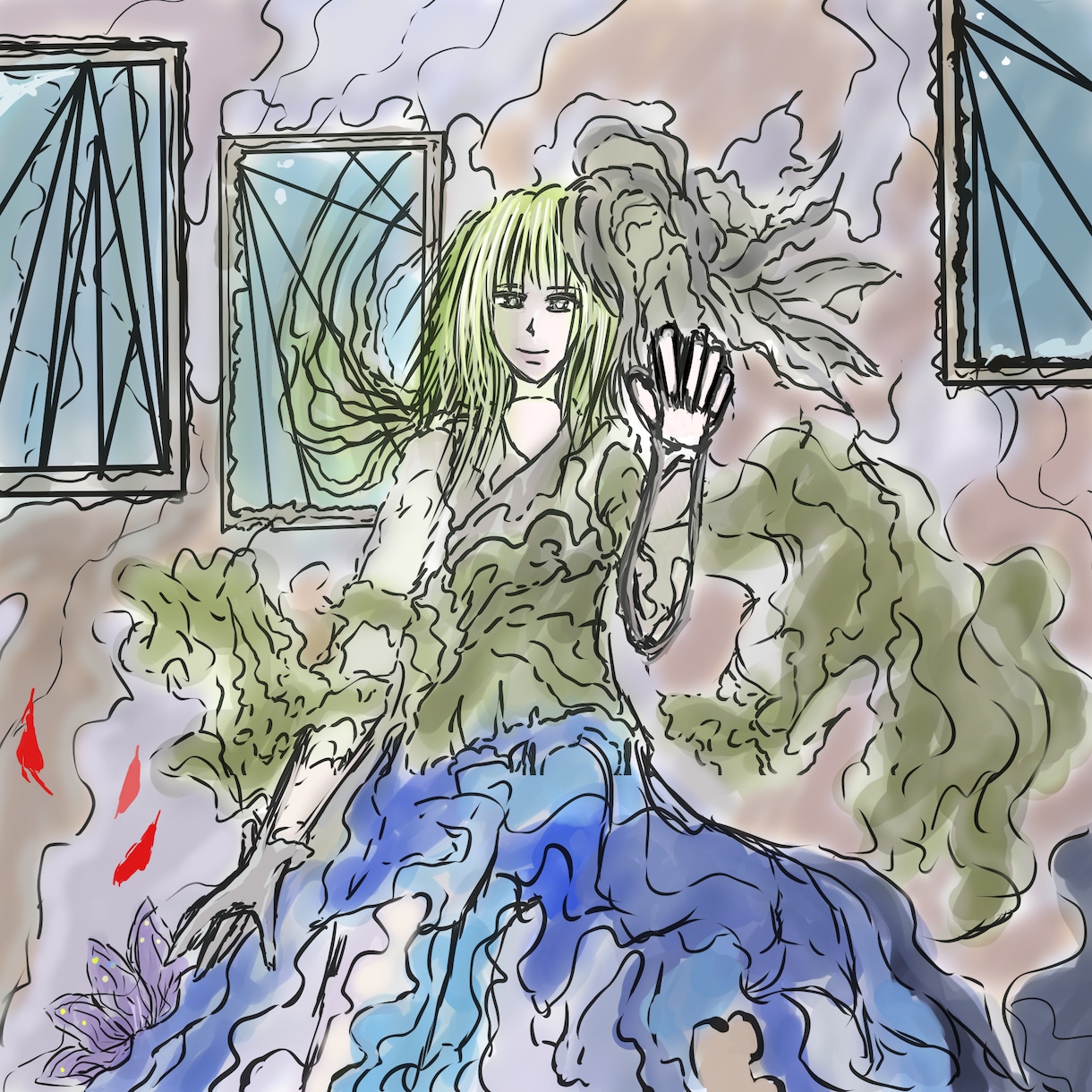 幻想的でファンタジーなイラストを描きます 私にしか描けない不思議な絵柄を描いています！ イメージ2