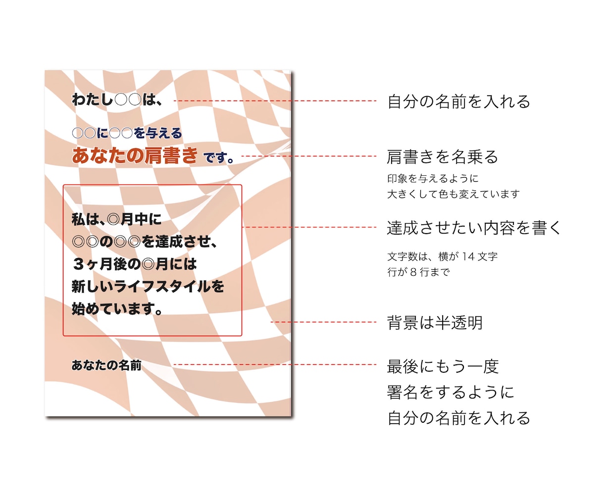 夢や目標を叶えるためのアイテムを紹介します アファメーション画像で大切な事を覚えておく習慣を身につけます イメージ3