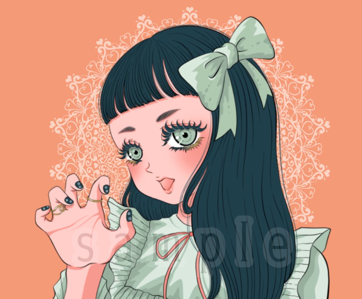 可愛くてお洒落なアイコン・イラスト描きます 見た人の印象に残る◎クオリティが高い一枚をお作りします^^ イメージ5
