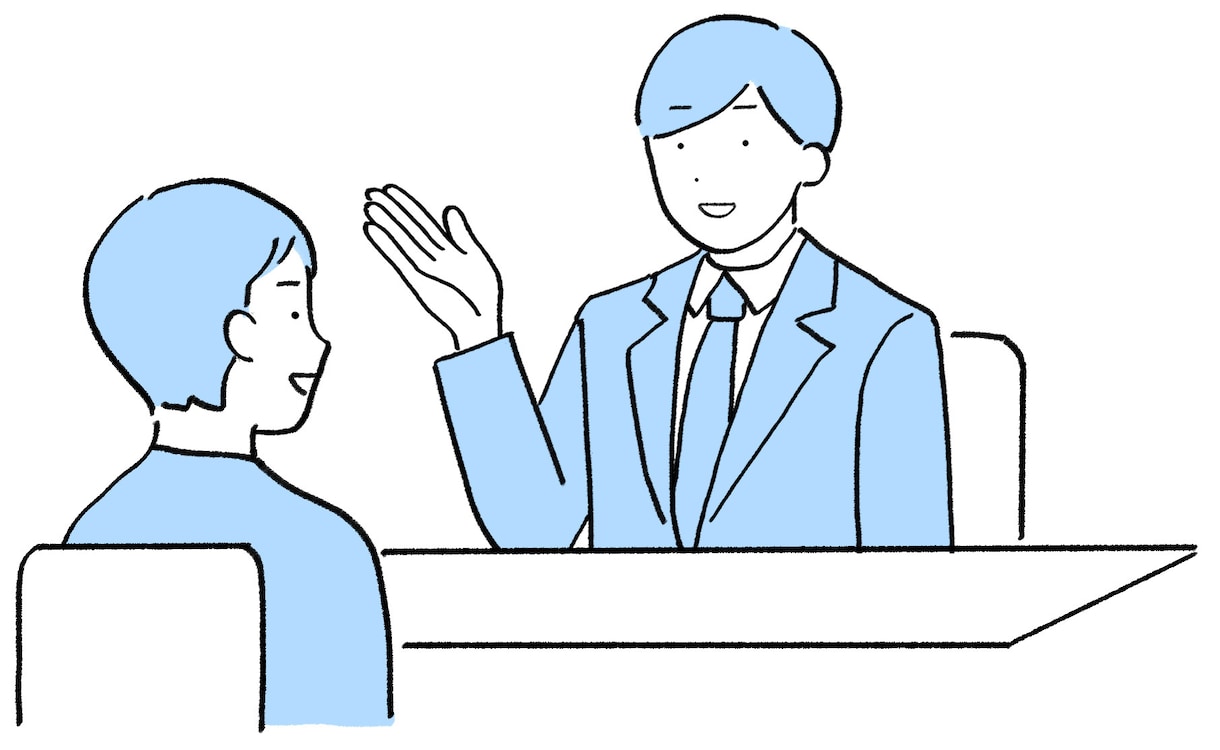 内定まで支援！面接練習とフィードバックをします 現役エージェントが面接練習から通過までのサポートをいたします イメージ1
