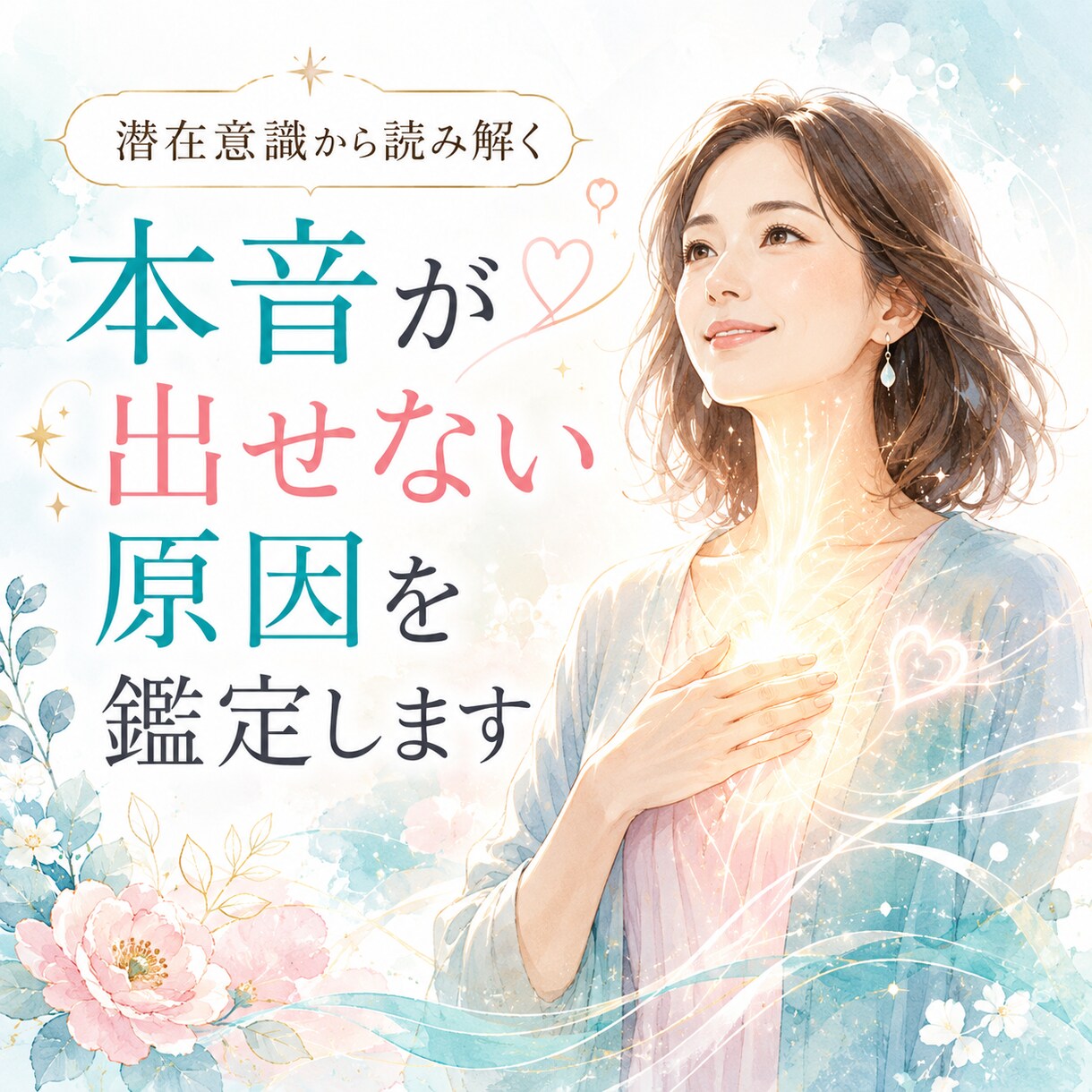 遠慮して本音が出せない原因を鑑定します 恋愛・仕事・才能を止める原因を潜在意識から読み解く イメージ1