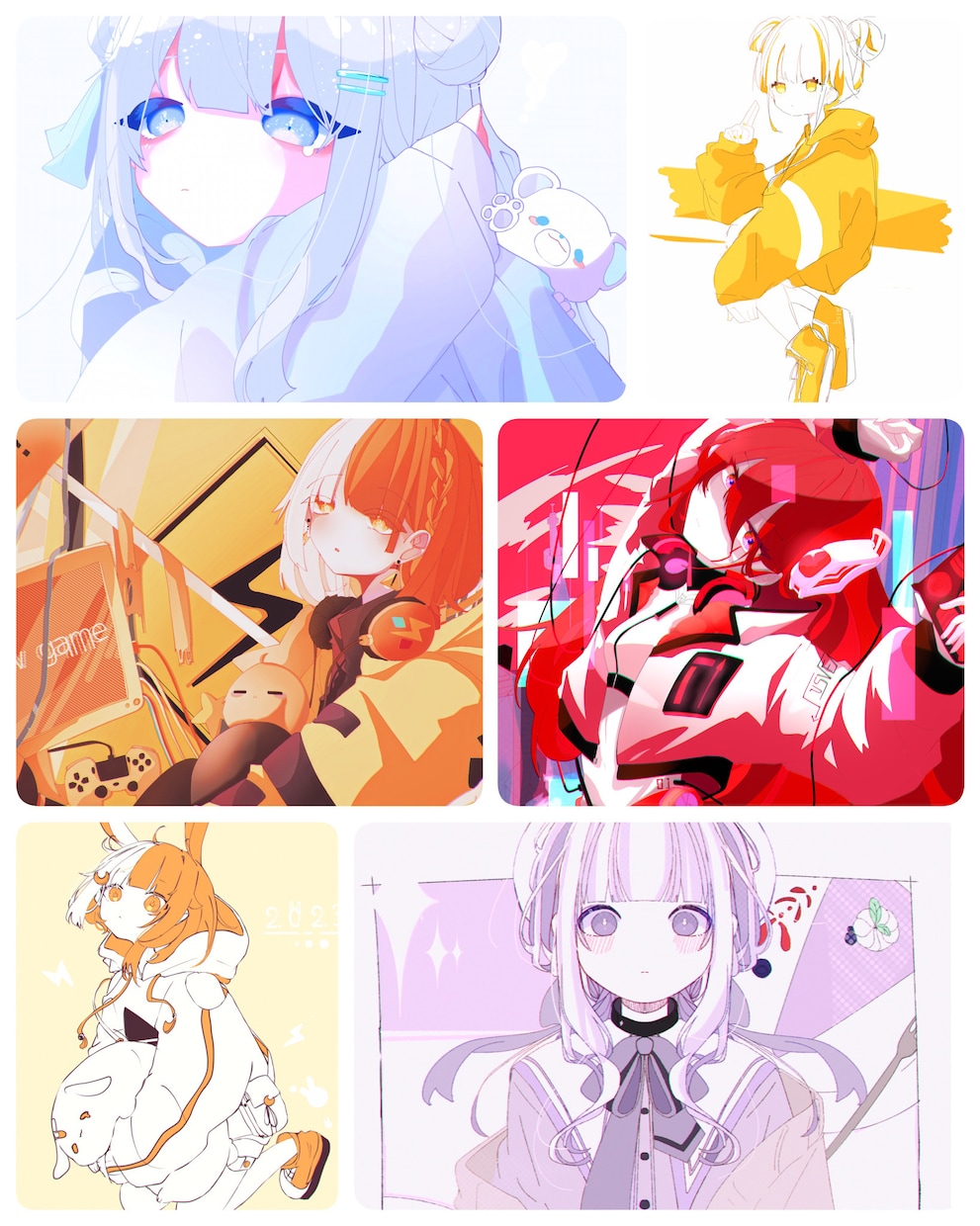 動画や配信背景等の1枚絵を描きます あなたの活動のお手伝いをさせてください☺️ イメージ7