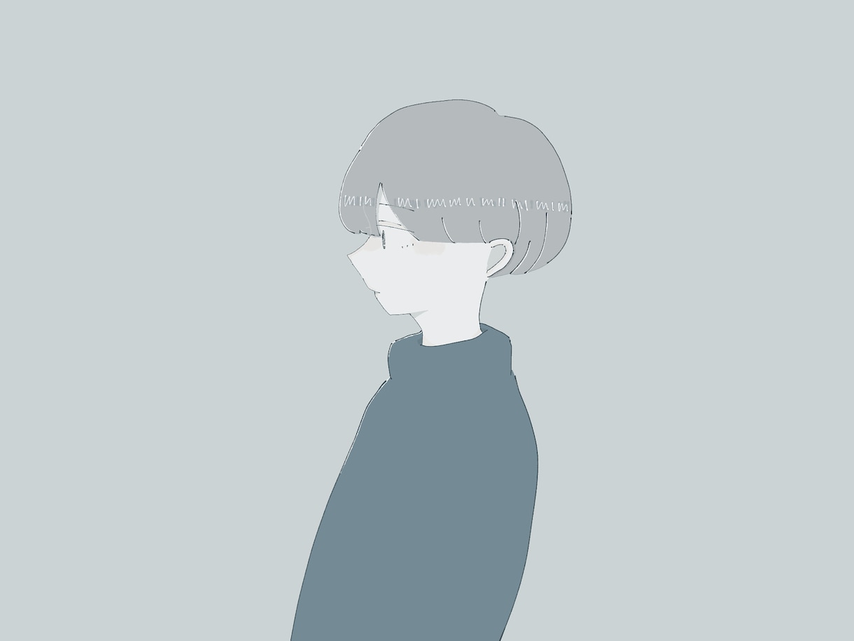 シンプルでゆるふわなイラストを描きます SNSアイコン、MV用一枚絵等用途は自由◎ イメージ2