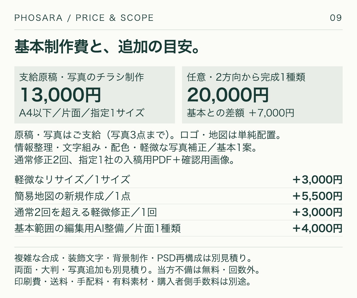 チラシ・フライヤーを見やすく制作します 伝えたい情報を整理し、読みやすい一枚に仕上げます イメージ9