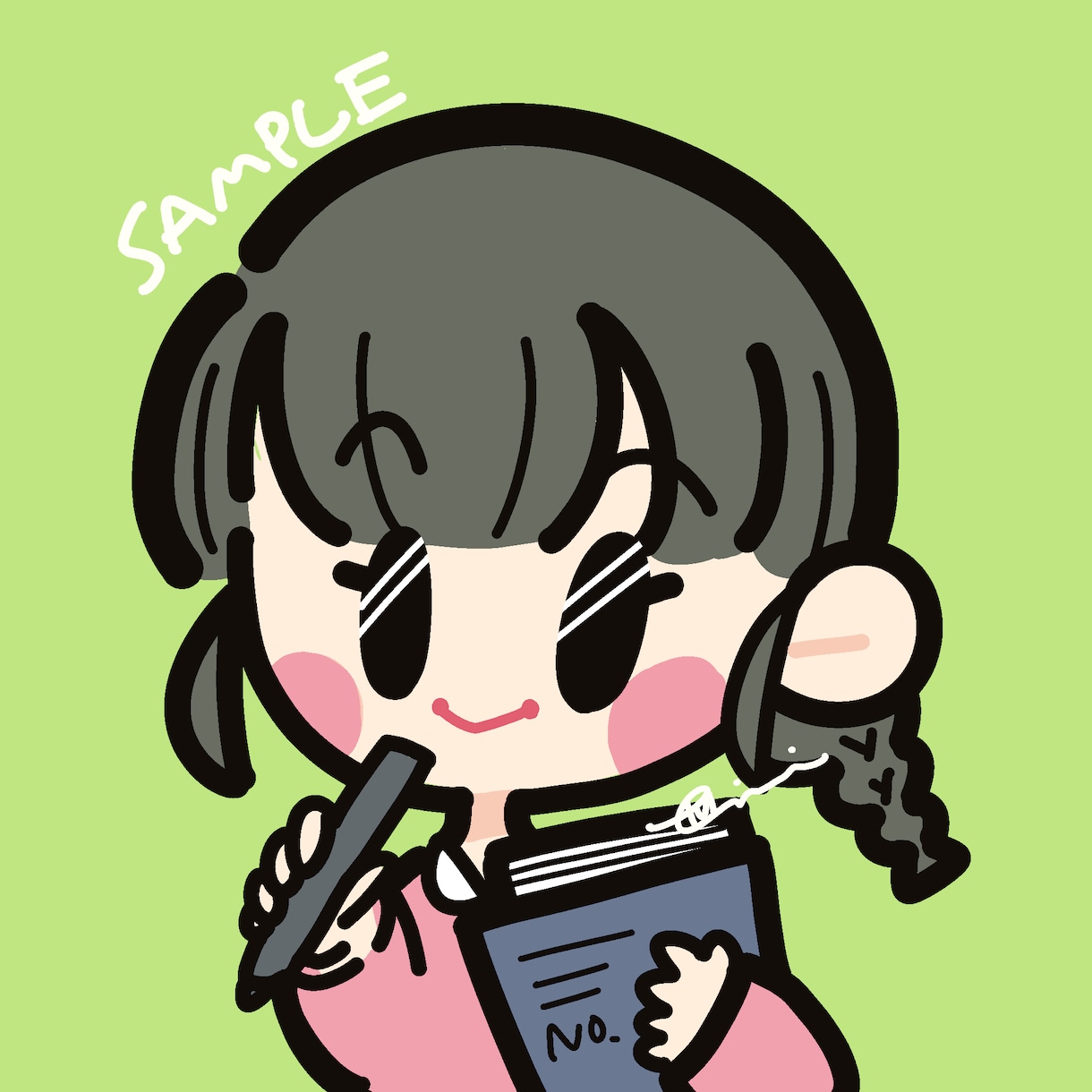 ゆるくてやさしいSNSアイコン制作します 商用OK・最短3日！親しみやすいアイコン イメージ3