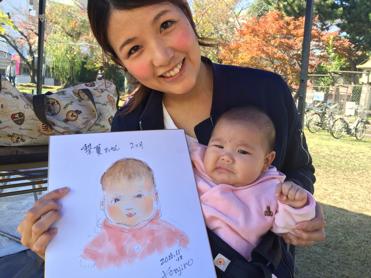 人物画、動物画を水彩画で描きます らしさ、可愛いさ、親しみ感がテーマです。 イメージ6
