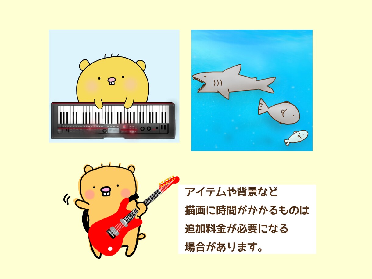 あなたの好きなゆるかわアニマル描きます ゆるかわアニマルをアイコンや挿絵に♡ イメージ9