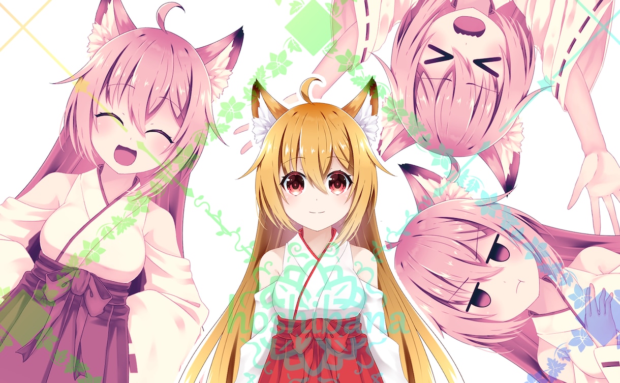 バストアップ立ち絵制作します 動画やゲームなどに使えそうな静止画イラストです イメージ1