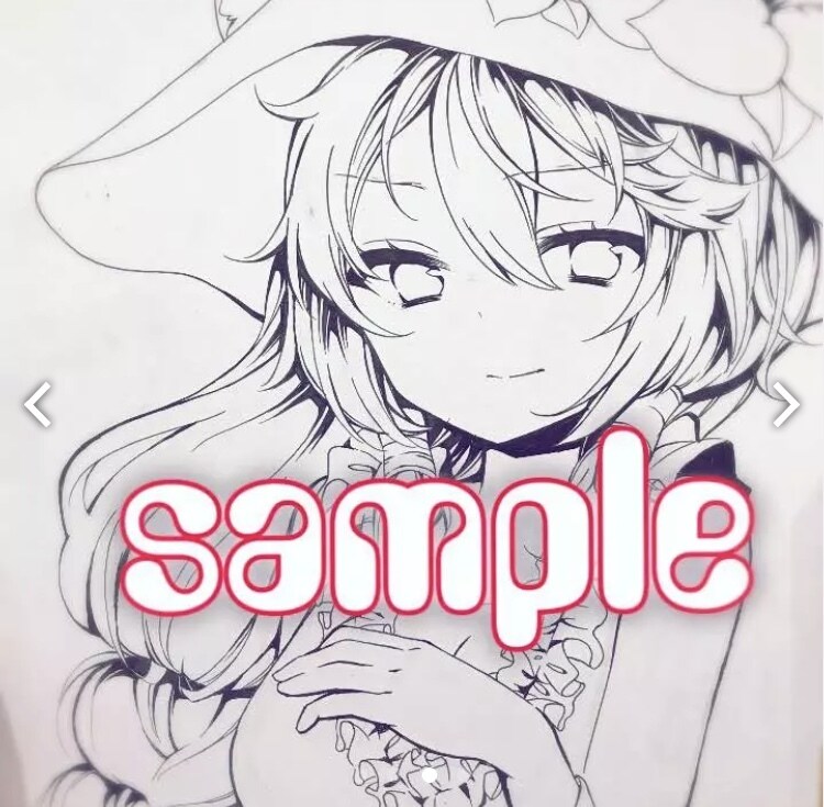 好きなキャラクターを色紙に書きます アニメ・ゲームが好きなあなた。推しがいる方にオススメ イメージ3