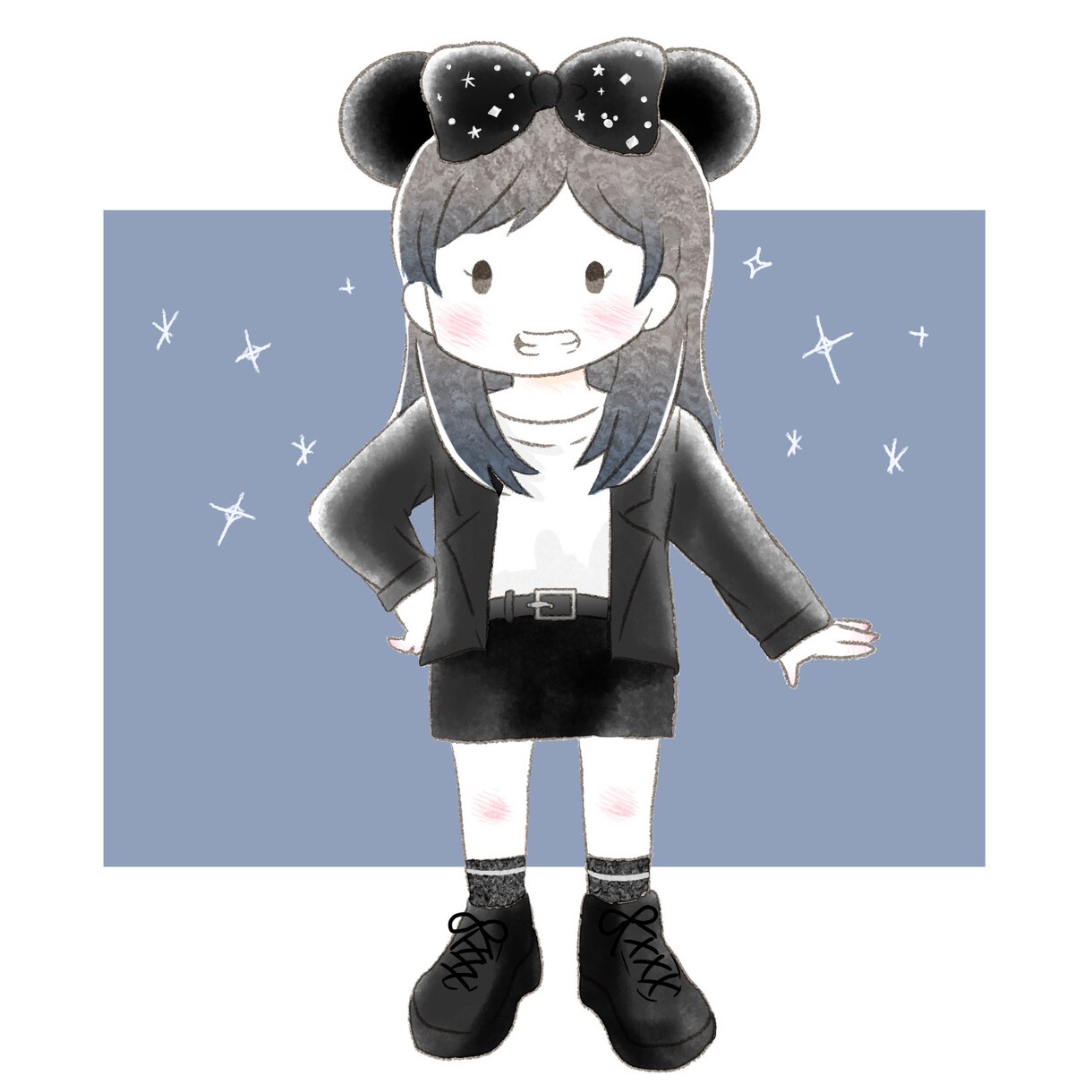シンプルでかわいいアイコンを作成します SNSやブログ用にゆるふわアイコンを描きます！ イメージ2