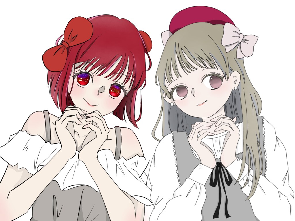 綺麗系、可愛い系の女の子のアイコン等作成いたします デフォルメ、等身ございます！SNSなどにお使いいただけます◎ イメージ1