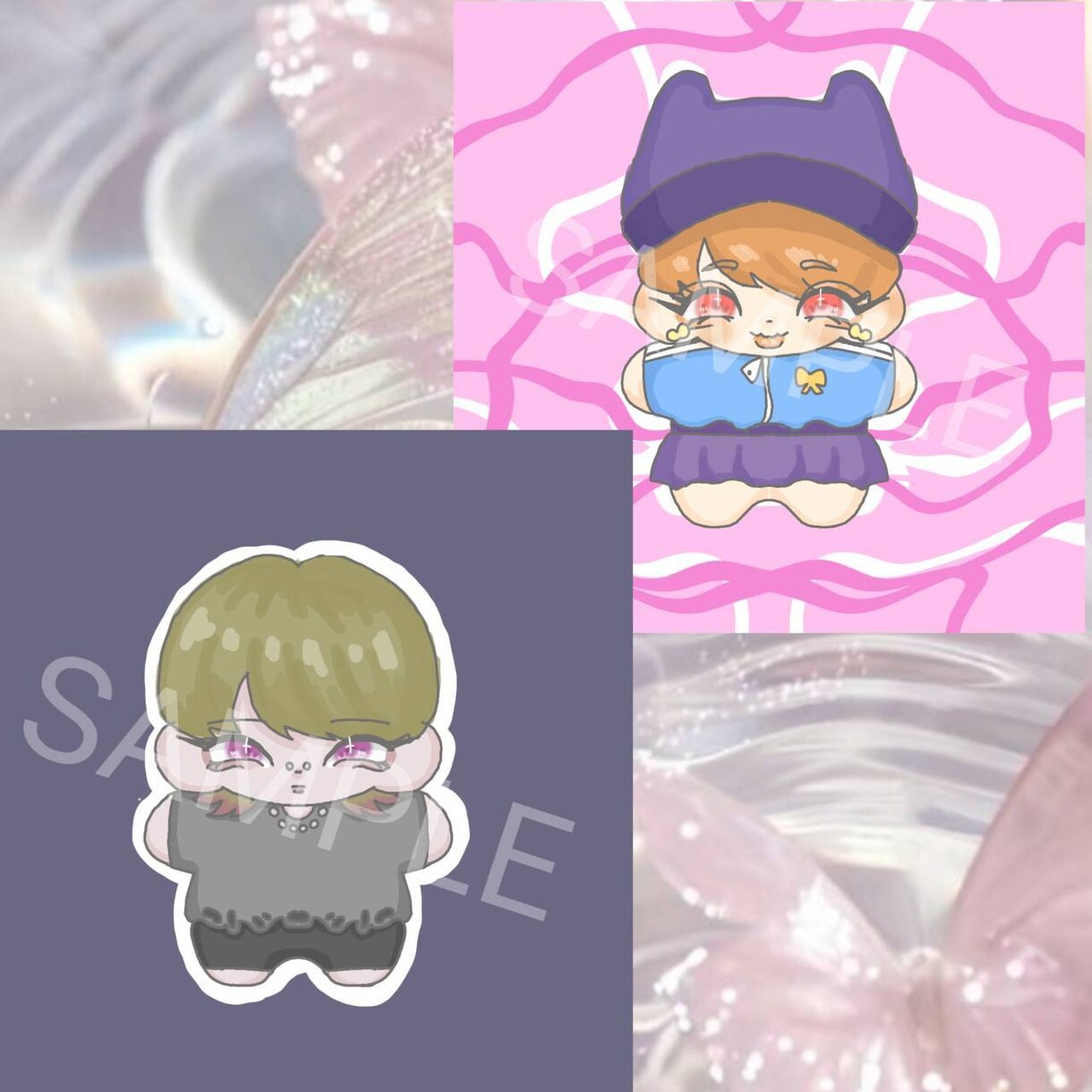 推しぬい風アイコン描きます 今時可愛い韓国推しぬい風アイコン描きます！ イメージ5