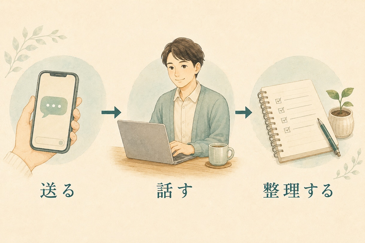 子どものことで悩む親御さんのお話を聞きます 学校・友人・習い事・ゲームの悩みを3日間チャットで整理 イメージ3