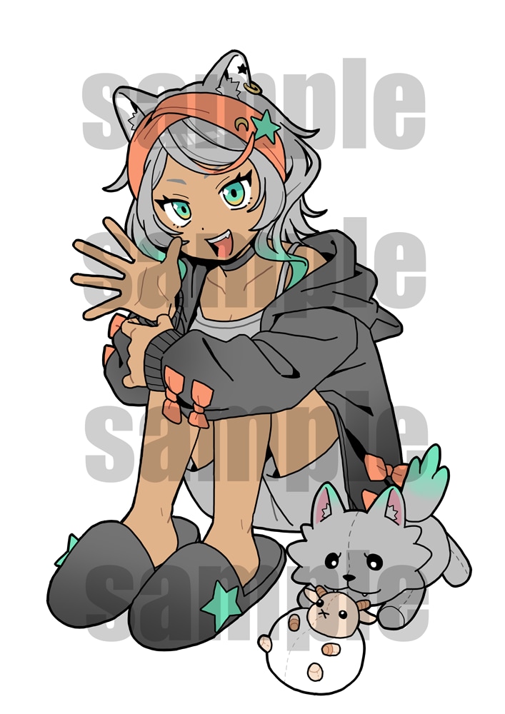 シンプルでポップ☆かわいいイラスト描きます 一枚絵からSNSアイコンまで様々な用途に対応いたします イメージ6