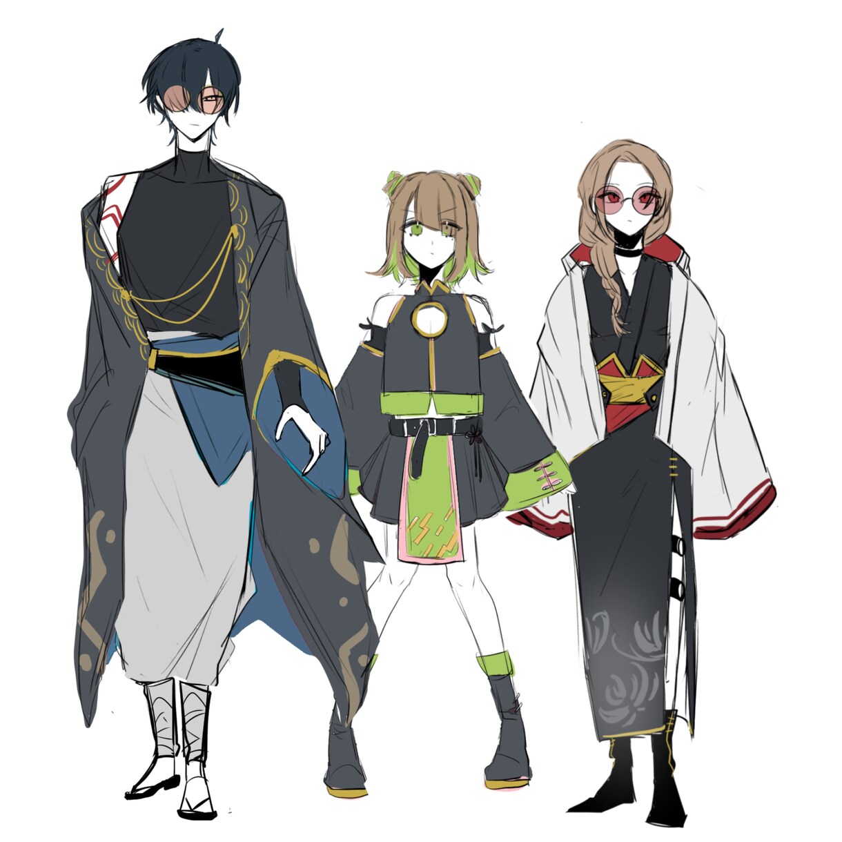 IRAM／TRPG／グッズ用イラスト描きます 男女問わず！あなたのイメージと擦り合わせたオリジナルキャラ！ イメージ3