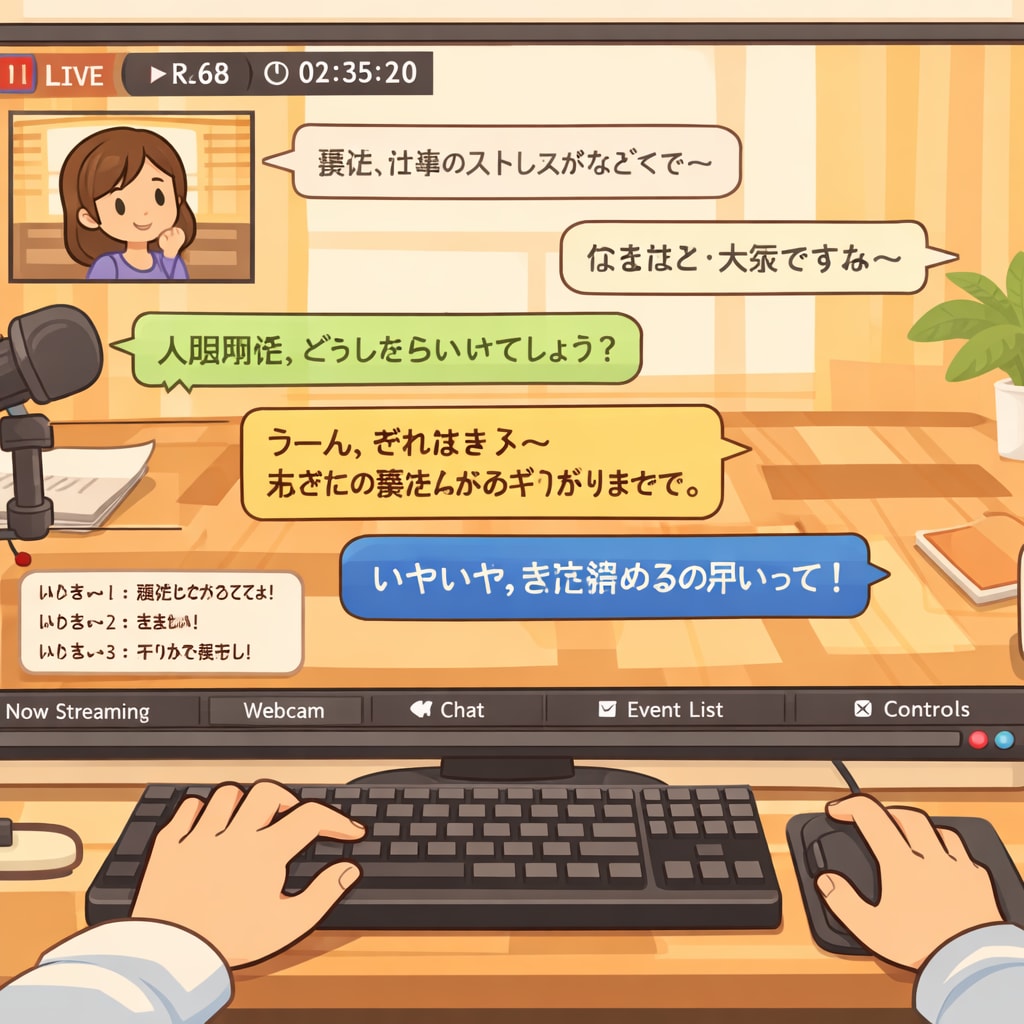 ゲームをしながら、忖度ゼロであなたの話を聞きます 人生相談＆毒舌ツッコミ付き配信 イメージ1