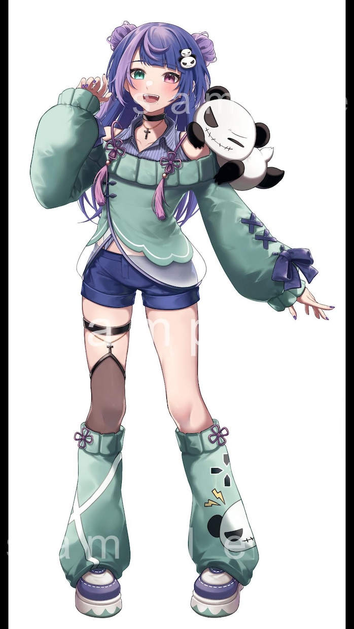 1枚絵、Live2Dイラストなどご依頼できます 幅の広さが自慢です！その他のサービスと同時でお安くなります！ イメージ5