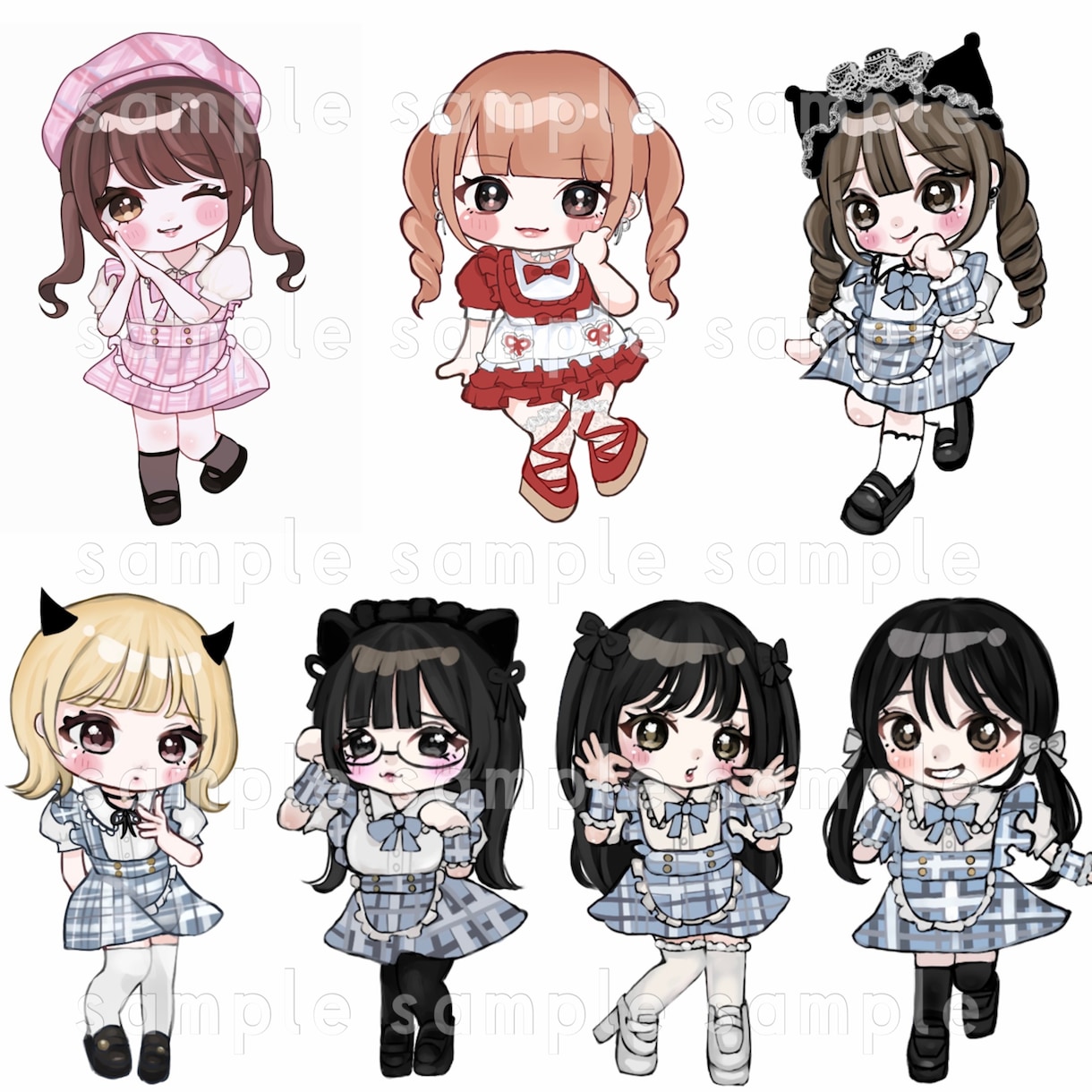 キラキラで可愛いイラストを描きます アイコンや1枚絵など多様に使用できる可愛いイラストを描きます イメージ7