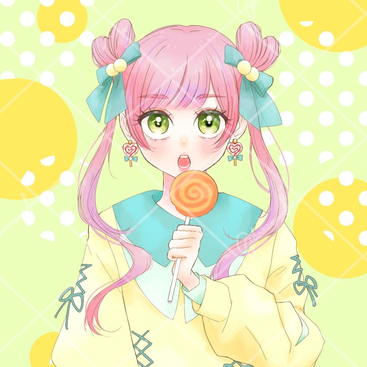 SNSアイコン制作します ふんわりかわいい女の子を描きます♡ イメージ3