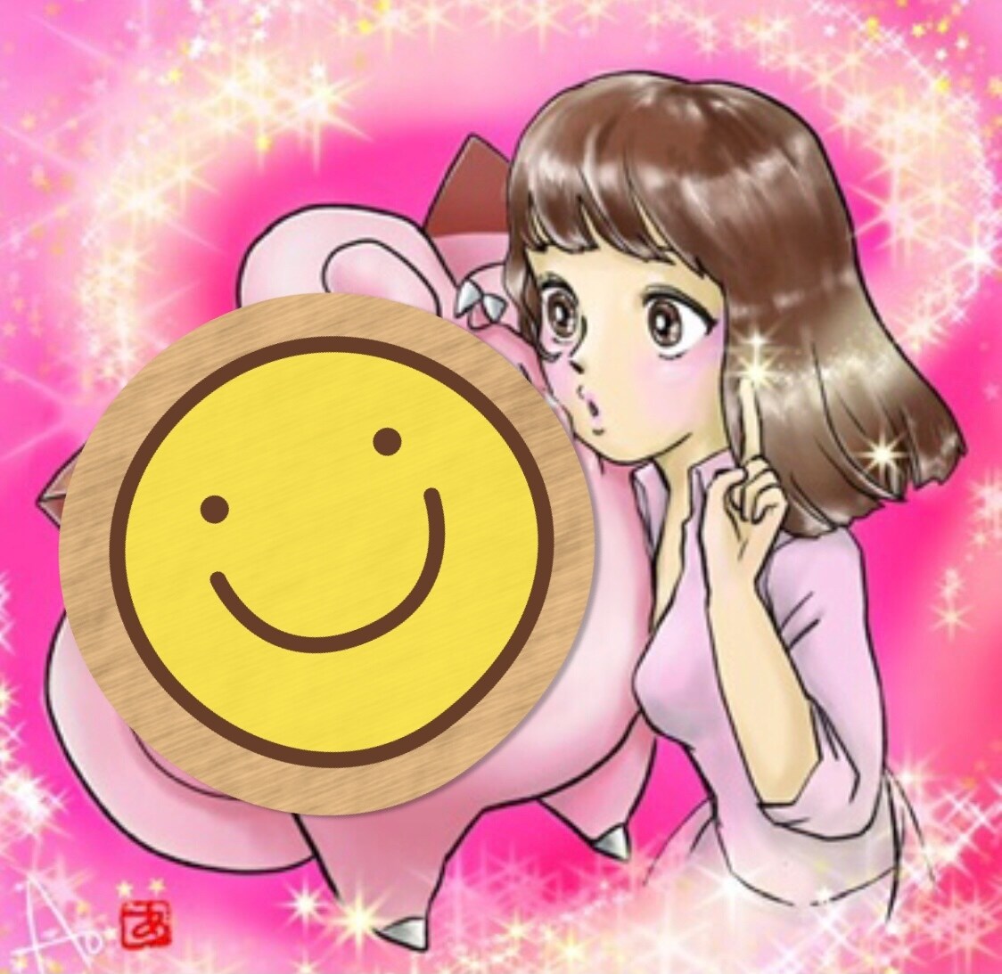 筆ペンで推しキャラとのツーショットアイコン描きます 好きなキャラとのツーショットの和のアイコンはいかがですか？ イメージ8