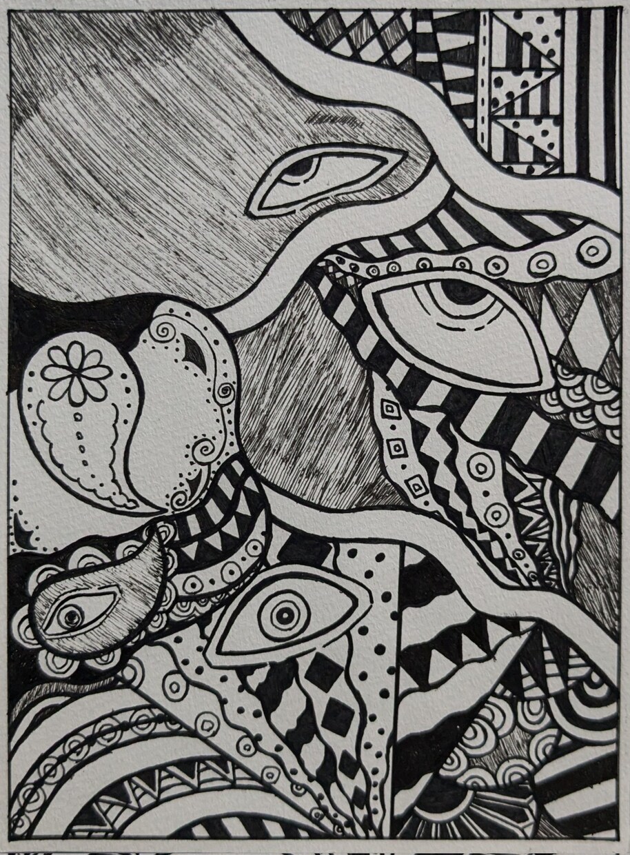 ペン画を描きます 迷いのない線で描く、あなただけのペン画 イメージ1