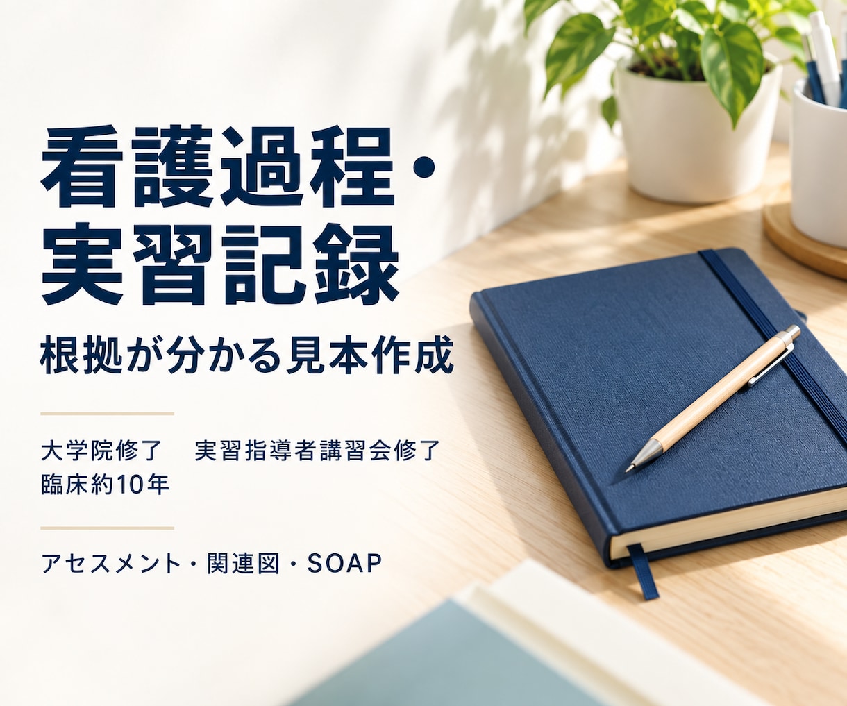 看護過程・実習記録を指導者目線でサポートします 実習指導者講習会修了×臨床10年｜根拠と直し方が分かる イメージ1