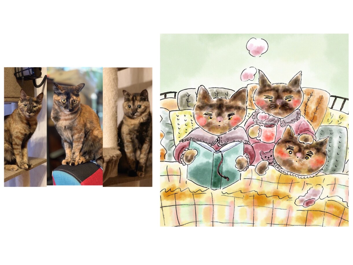 ペットさまのアイコン描きます お写真一枚でペットさんの似顔絵が完成！犬猫以外もOK！ イメージ6