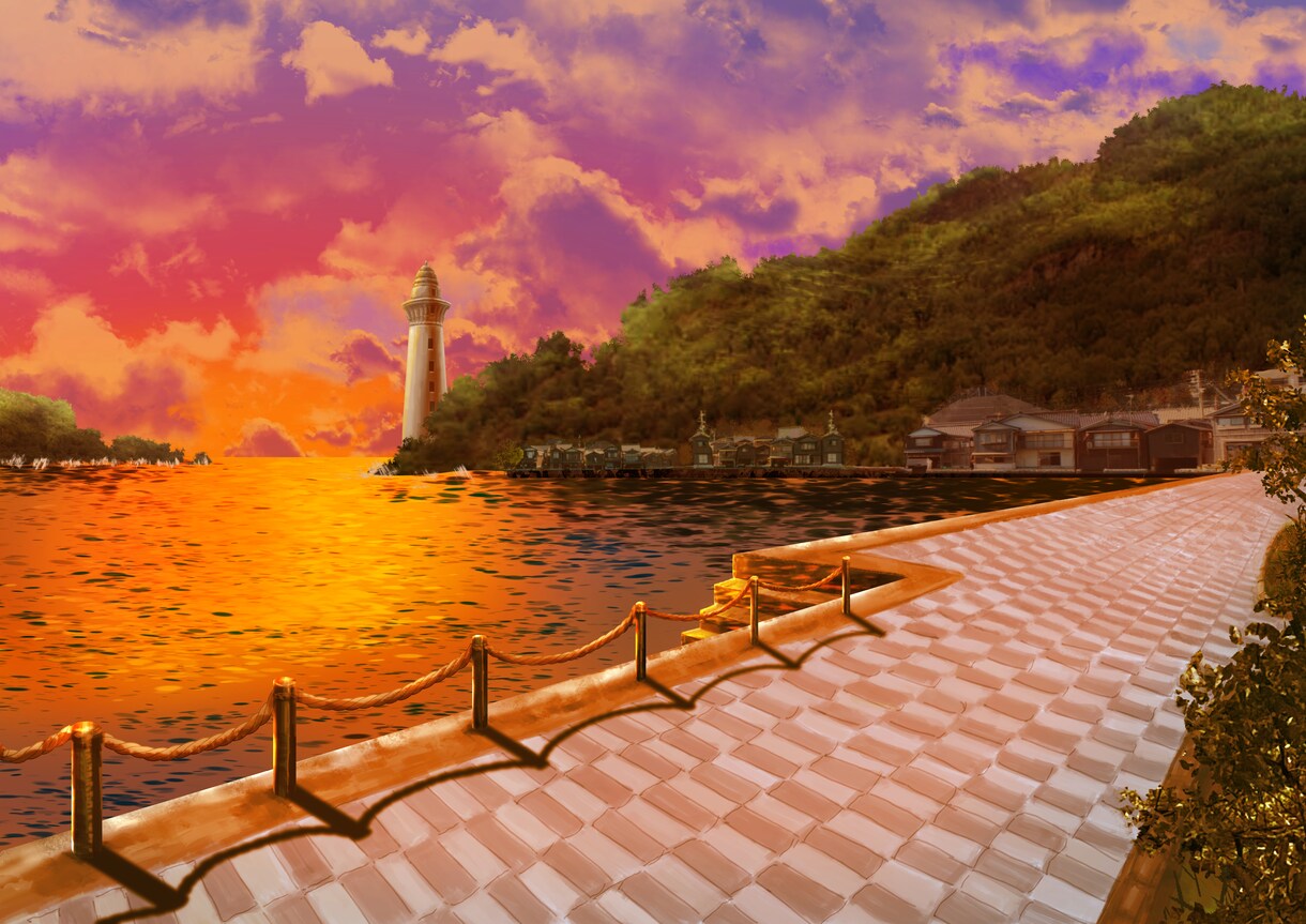 1枚絵や背景を描きます ゲーム等の背景を描きます。ほんのりダーク系が得意です。 イメージ8